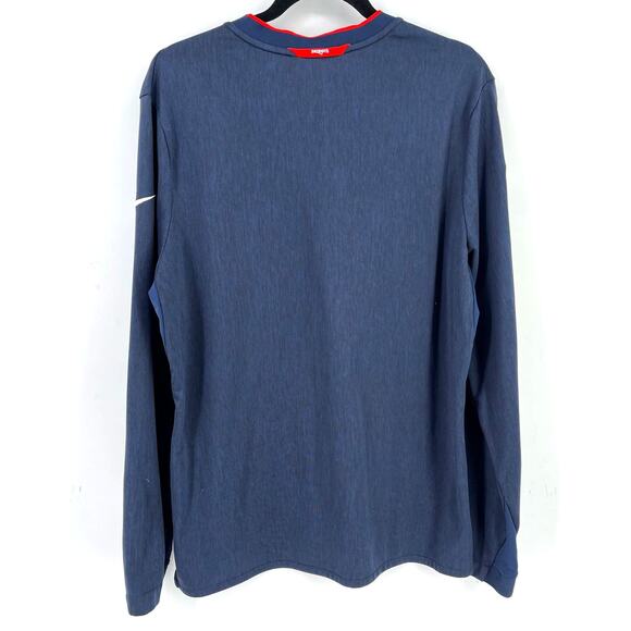 NFL Nike New England Patriots Football Pullover Sweatshirt Mens Sz L Dri-Fit - Picture 4 of 8